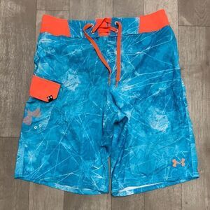 Mens Under Armour‎ Loose Fit Beach Swim Board Shorts